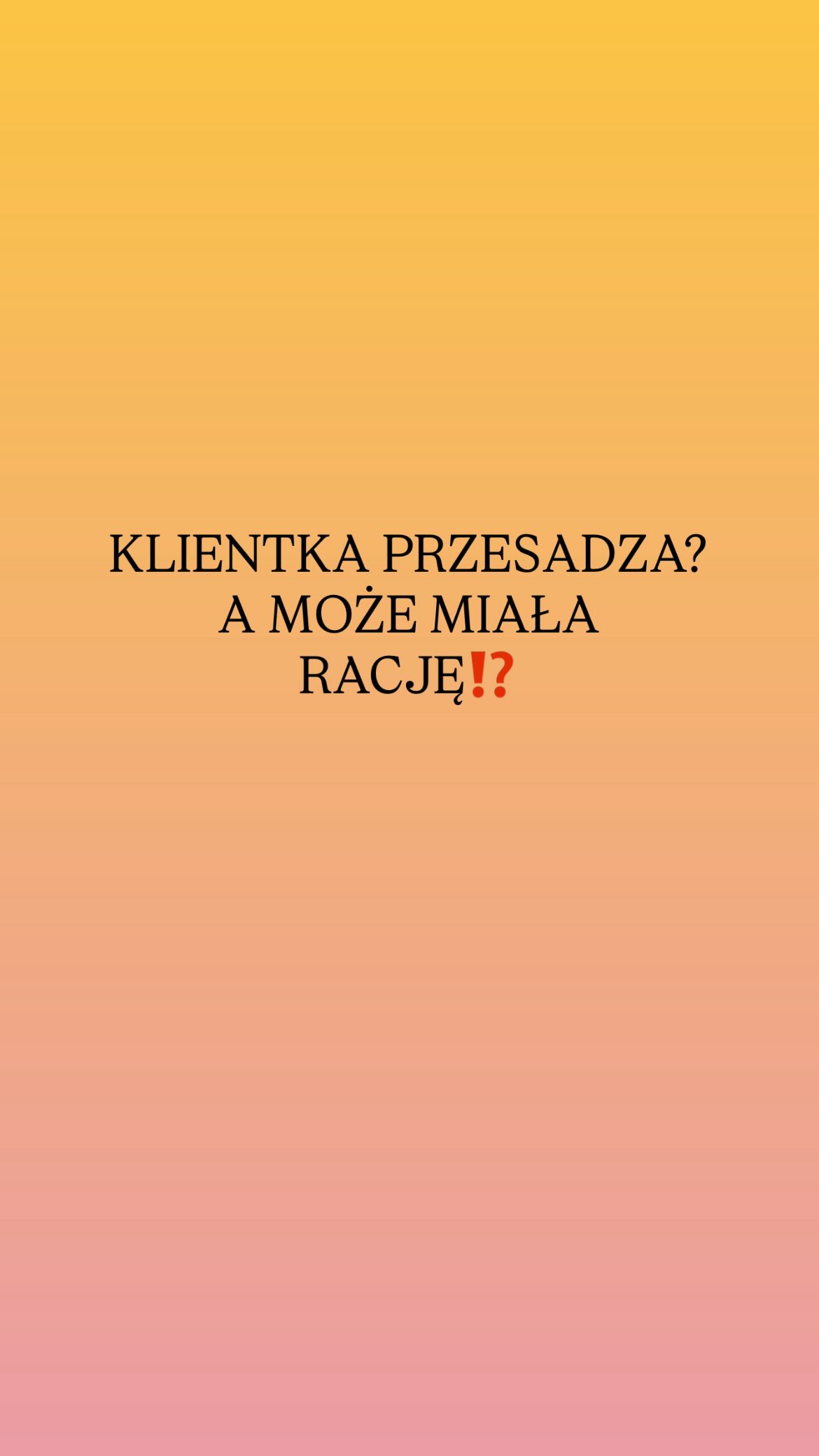 Co o tym myślisz?  W podobny, lecz bardziej dokładny sposób. Będziemy omawiać różne przypadki na prywatnej grupie dla stylistek rzęs. Dzięki temu, nauczysz się jak w trudniejszych sytuacjach rozmawiać z klientkami. Ale też, jak takich sytuacji unikać.  Wbrew pozorom. Te „trudne” klientki często zostają tymi najwierniejszymi i najfajniejszymi klientkami 🧡  Prywatna grupa dla stylistek to miejsce rozwoju, motywacji, wsparcia i poszerzania możliwości. Podniesiesz swoje rzęsowe kwalifikacje, zdobędziesz wiedzę na temat działań które ułatwiają pozyskiwanie klientek. Ale również dołączysz do miejsca, gdzie klientki będą mogły szybciej Cię znaleźć 🧡  Prześlij ten post komuś kto powinien to zobaczyć. Grupa rusza 1.10 a zapisy od 16.09  • rzęsy kurs stylizacja rzęs przedłużanie rzęs nauczanie marka osobista metoda 1:1 1do1 •  #rzęsy #stylizacjarzęs #przedłużanierzęs #stylistkarzes #rzęsy2d