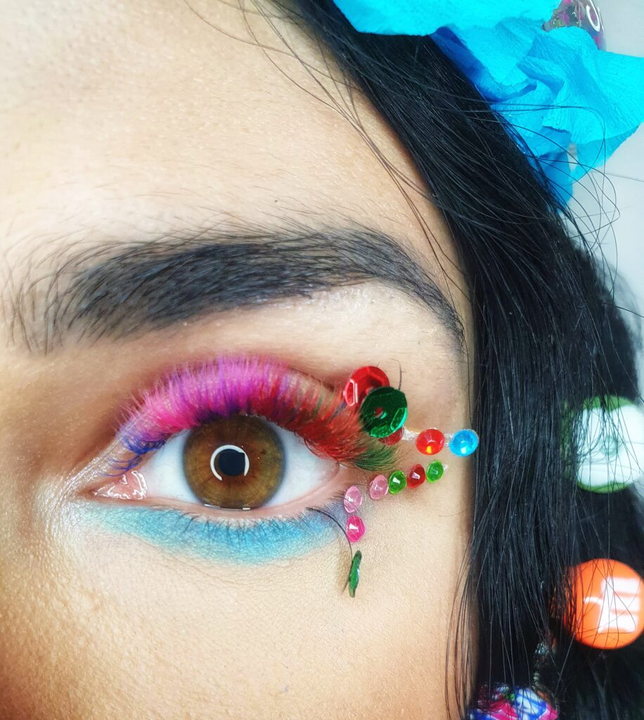 Kolorowa Stylizacja Rzęs