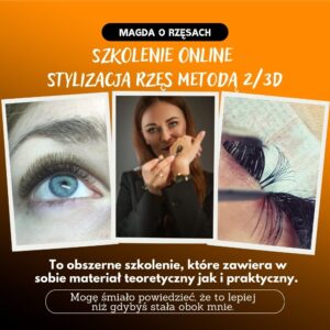 Szkolenie Online Stylizacja Rzęs metodą 2/3D